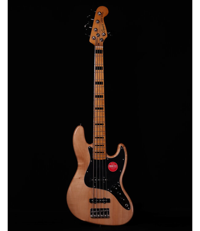 Squier Classic Vibe '70s Jazz Bass V, Maple FB, Natural