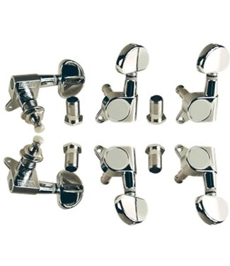 Golden gate Golden Gate Schaller Style Machine Tuners, 3x3, Chrome