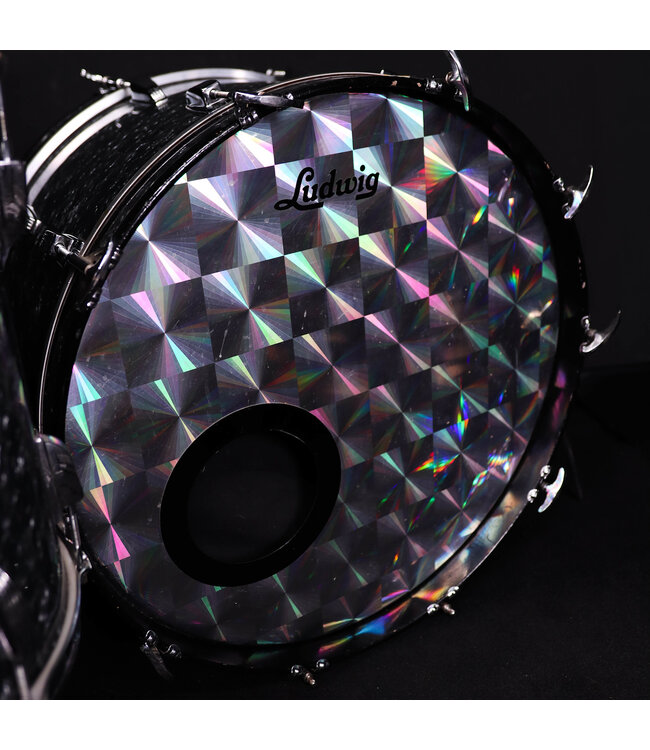 Ludwig 1964 Super Classic 5-Piece Shell Pack (12/13/14/16/22), Black Diamond Pearl - USED