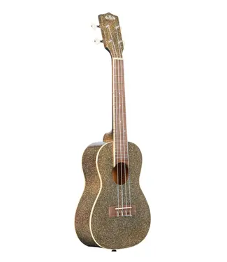 Kala Kala Gloss Sparkle Concert Ukulele, Stardust Gold