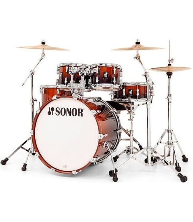 Sonor AQ2 Stage 5 Piece Shell Pack, Brown Fade