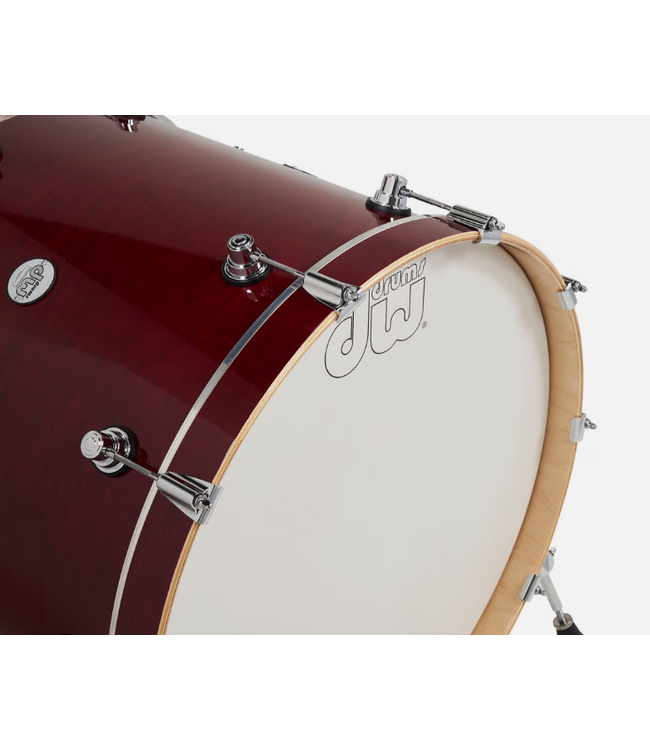 DW Design Series 4 Piece Shell Kit, 22" 10", 12", 16" - Cherry Stain