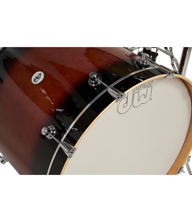 DW Design Series 4 Piece Shell Kit, 22", 10", 12", 16" - Tobacco Burst
