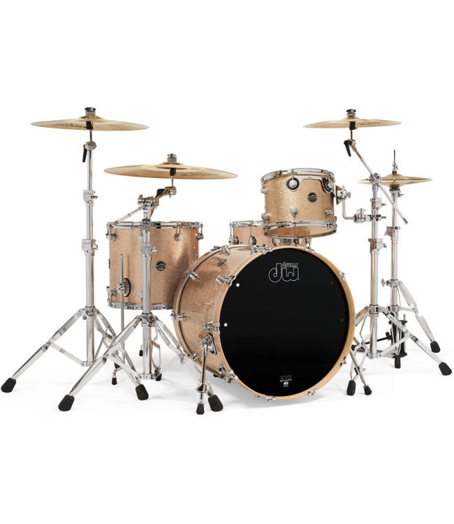 DW Performance Series 4 Piece Shell Pack, Bermuda Sparkle