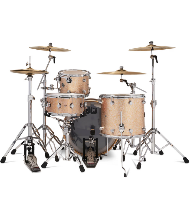 DW Performance Series 4 Piece Shell Pack, Bermuda Sparkle