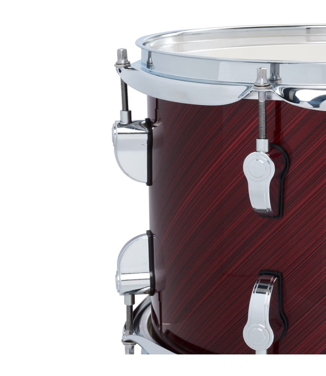 PDP New Yorker Shell Pack, 4-Piece Drumset, Twisted Cherry