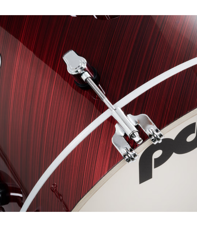 PDP New Yorker Shell Pack, 4-Piece Drumset, Twisted Cherry