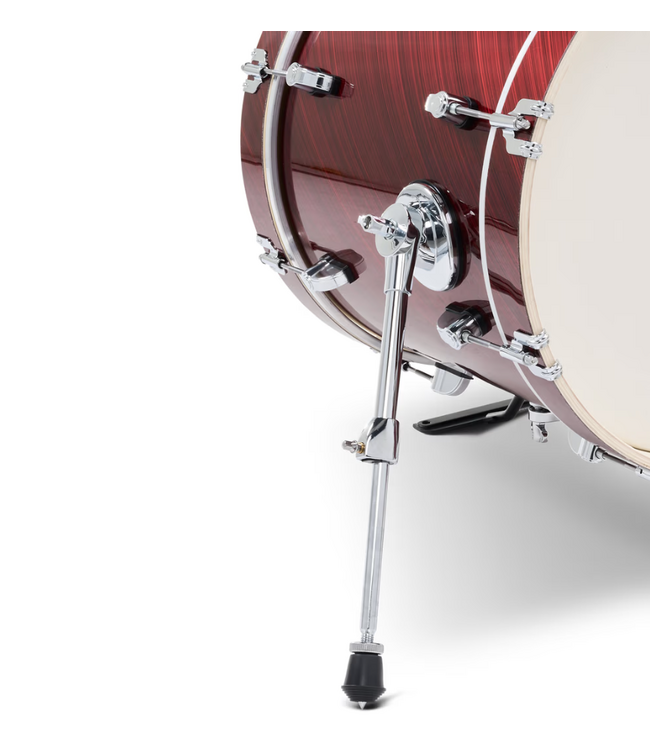 PDP New Yorker Shell Pack, 4-Piece Drumset, Twisted Cherry
