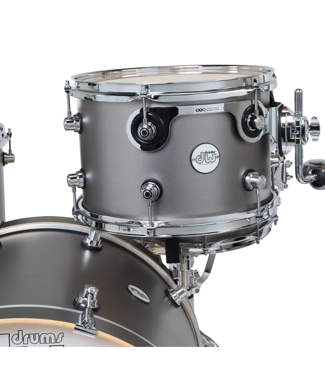 DW Design Series 3 Piece Limited Edition Shell Pack, Titanium Satin