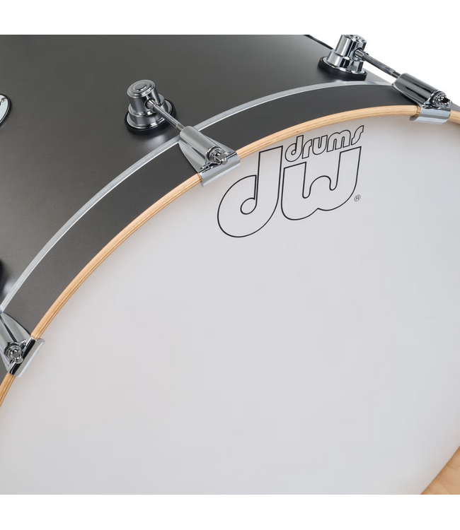DW Design Series 3 Piece Limited Edition Shell Pack, Titanium Satin