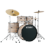 Tama Imperial Star 5 Piece Complete Kit, Natural Zebrawood Wrap