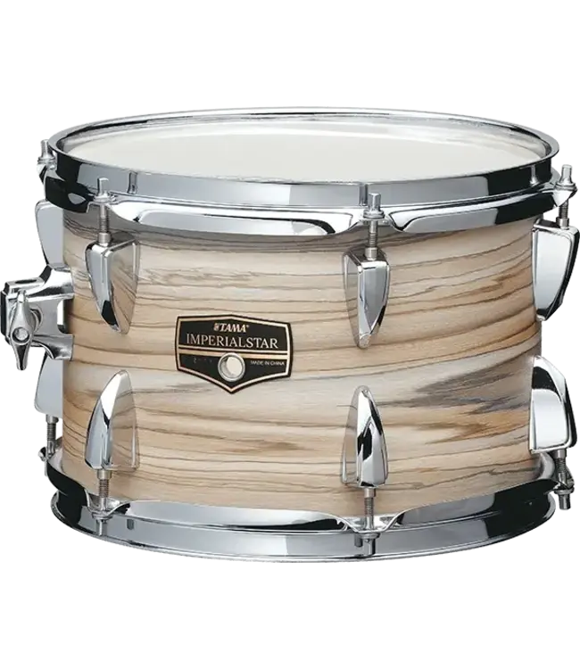 Tama Imperial Star 5 Piece Complete Kit, Natural Zebrawood Wrap