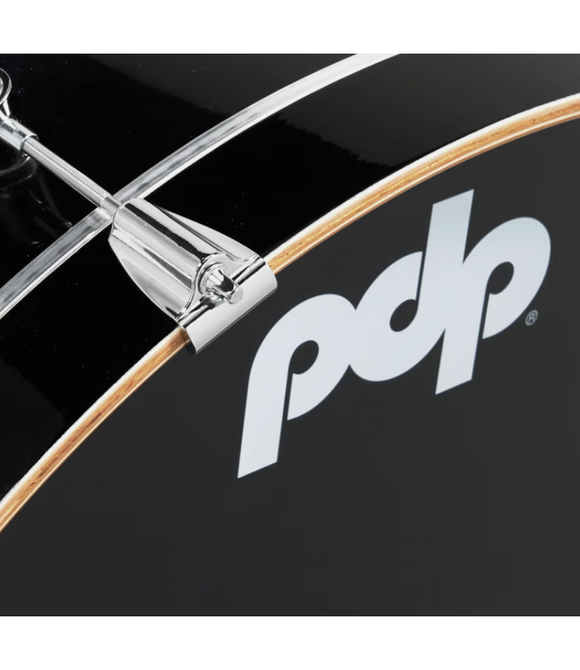 PDP Concept Maple 5 Piece Drum Set, Silver To Black Sparkle Fade