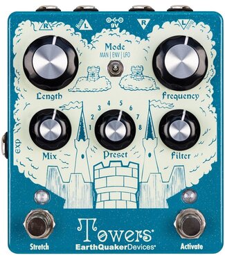 EarthQuaker Devices EarthQuaker Devices Towers Stereo Reverberant Filter