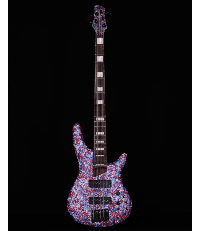 Ibanez SR5A250 SR Premium 5-String Electric Bass - Red, White and Blue