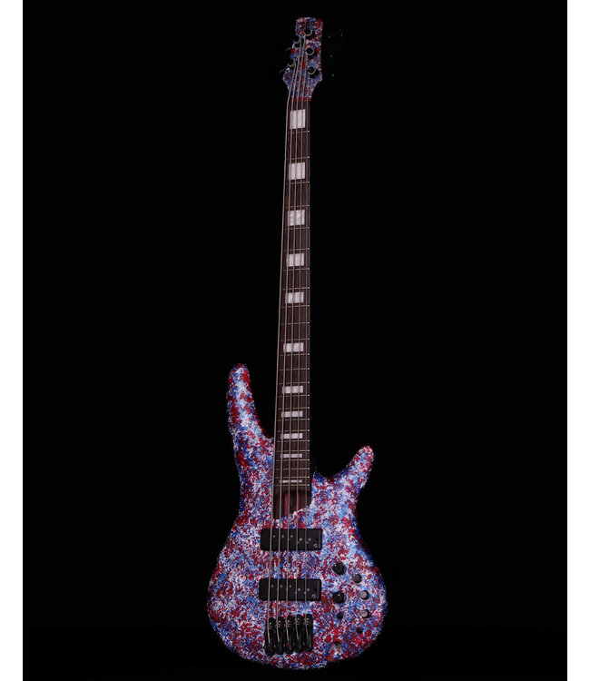 Ibanez SR5A250 SR Premium 5-String Electric Bass - Red, White and Blue