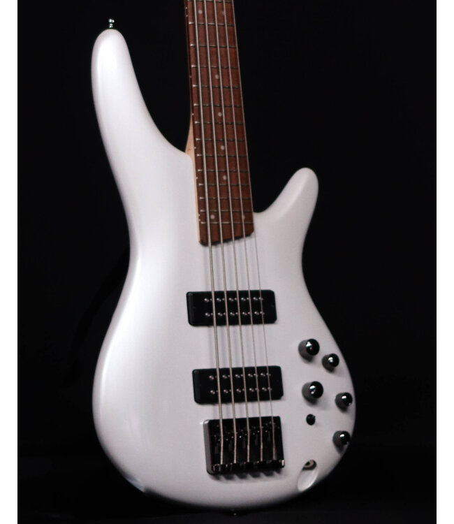 Ibanez SR305 5-String Bass, Pearl White