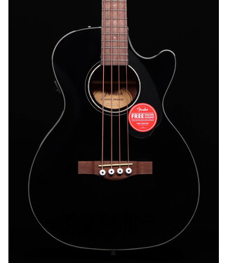 Fender Fender CB-60SCE Bass, Laurel FB, Black