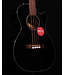 Fender CB-60SCE Bass, Laurel FB, Black