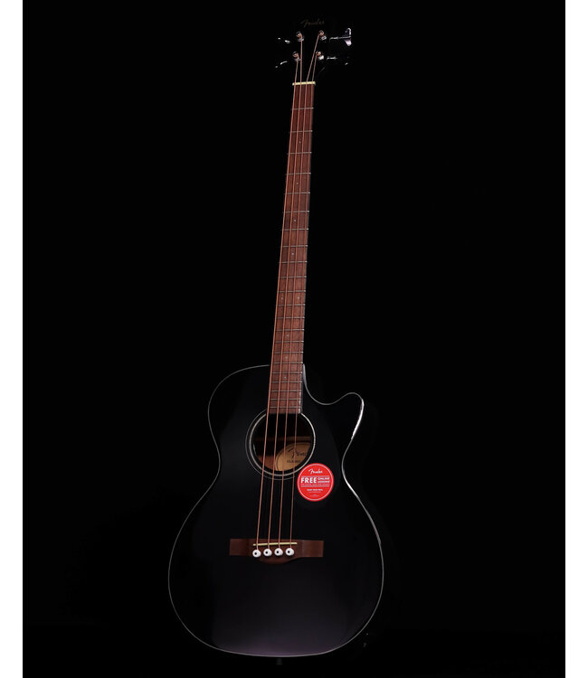 Fender CB-60SCE Bass, Laurel FB, Black