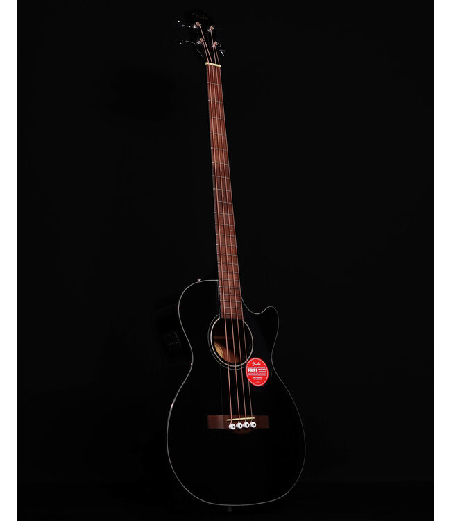 Fender CB-60SCE Bass, Laurel FB, Black