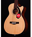 Fender CB-60SCE Acoustic/Electric Bass, Laurel FB, Natural