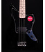 Squier Affinity Series Jaguar Bass H, Maple FB, Black