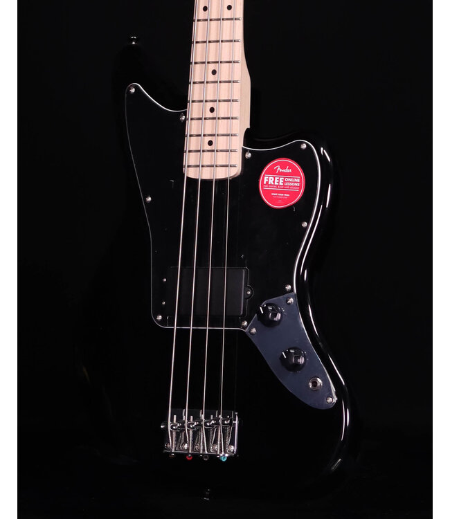 Squier Affinity Series Jaguar Bass H, Maple FB, Black