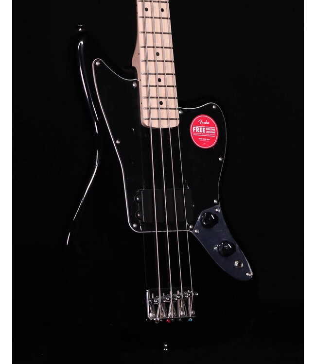 Squier Affinity Series Jaguar Bass H, Maple FB, Black
