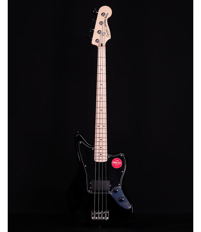 Squier Affinity Series Jaguar Bass H, Maple FB, Black