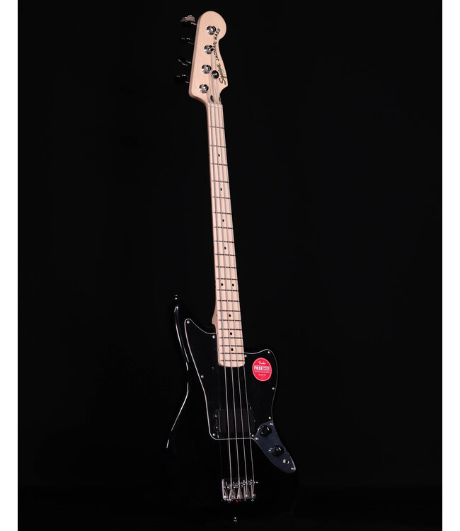 Squier Affinity Series Jaguar Bass H, Maple FB, Black