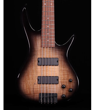 Ibanez Ibanez GSR205SM 5-String Bass, Spalted Natural Grey Burst