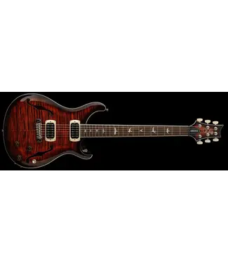 PRS PRS SE Flat Back Hollowbody I Piezo Electric Guitar,  Orange Tiger Smokeburst