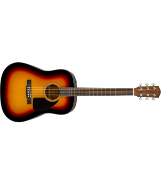 Fender Fender CD-60 Dreadnought V3 with Case, Walnut FB, Sunburst