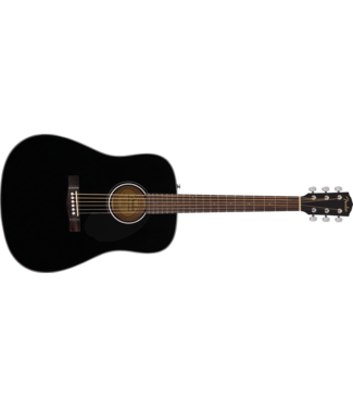 Fender Fender CD-60S Dreadnought, Walnut FB, Black