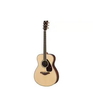 Yamaha Yamaha FS830 Small Body Acoustic, Solid Top, Mahogany FB, Natural
