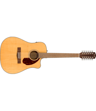 Fender Fender CD-140SCE 12-String, Walnut FB, Natural with Case