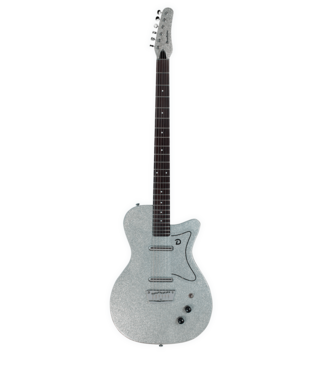 Danelectro Danelectro D56 Baritone, Silver Metal Flake