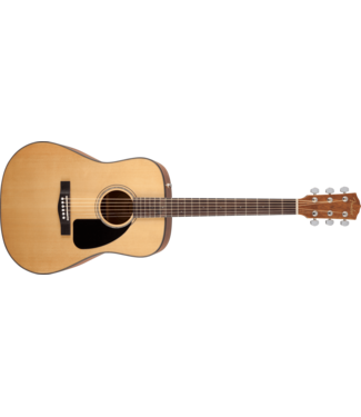 Fender Fender CD-60 Dreadnought V3 with Case, Walnut FB, Natural