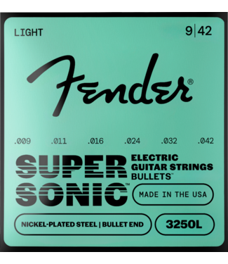 Fender Fender 3250L SuperSonic Bullets Nickle Plated Electric Guitar Strings 9-42