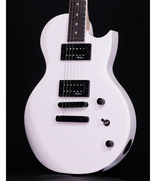 Jackson JS22 Monarkh Single Cut, Amaranth FB, Snow White