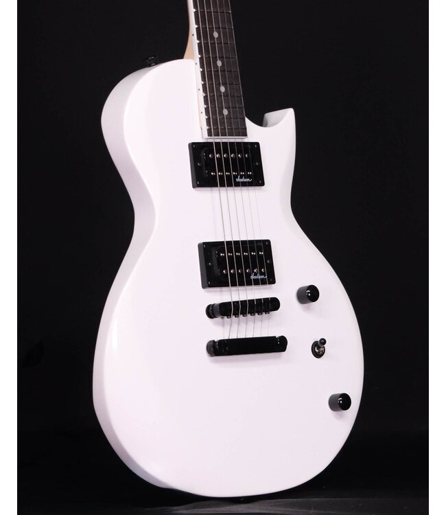 Jackson JS22 Monarkh Single Cut, Amaranth FB, Snow White