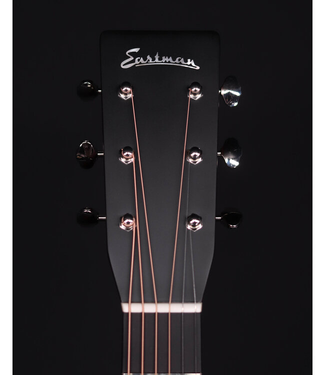 Eastman E6 OM Acoustic with Case, Natural Thermo Cured