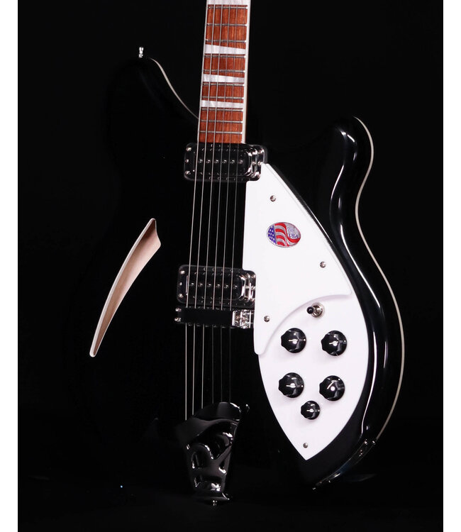 Rickenbacker 360 Semi Hollow Electric Guitar, JetGlo