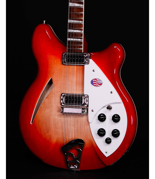 Rickenbacker 360 Semi Hollow Electric Guitar, FireGlo