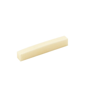 CE Distribution CE Bone Nut Blank for Gibson, 43mm x 5.9mm x 8mm, Flat Bottom