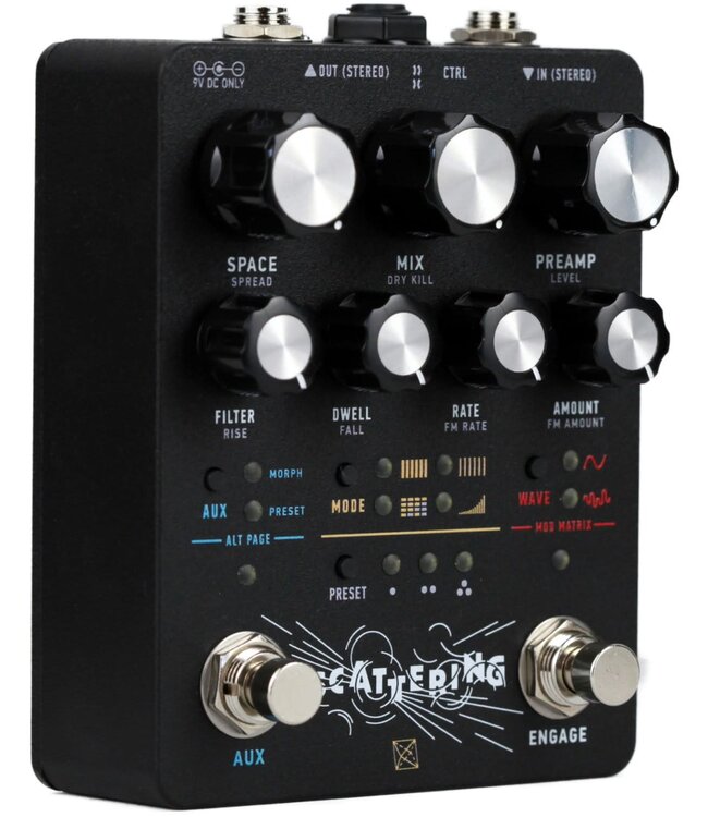 Electronic Audio Experiments Scattering Stereo Reverb Pedal