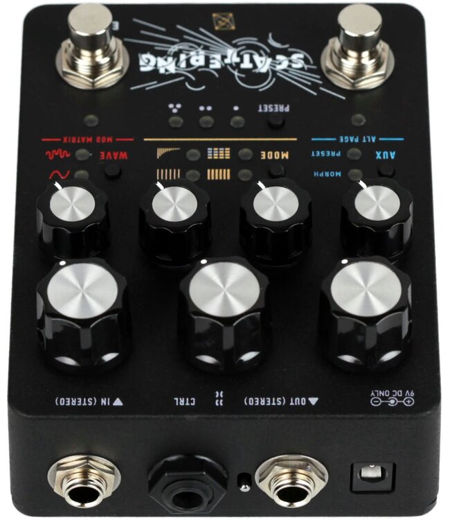 Electronic Audio Experiments Scattering Stereo Reverb Pedal