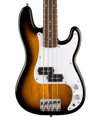 Squier Squier Mini Precision Bass®, Laurel Fingerboard, White Pickguard, 2-Color Sunburst