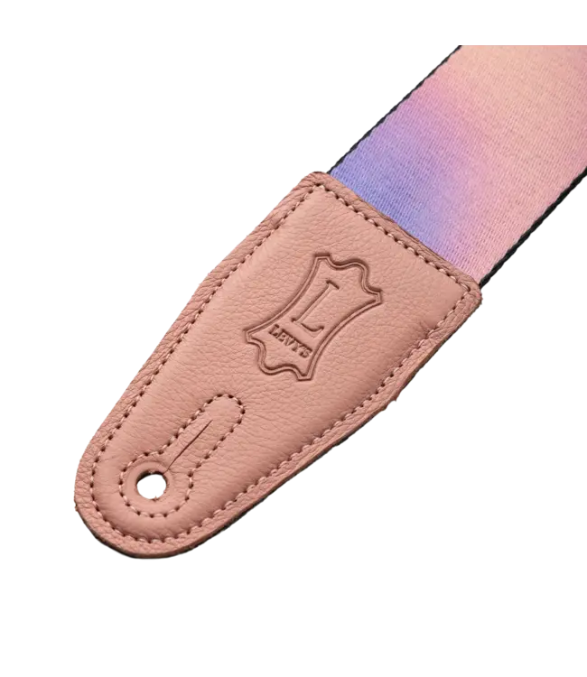 Levy's 2" Cyber Gradient Series Guitar Strap, Pink/Purple